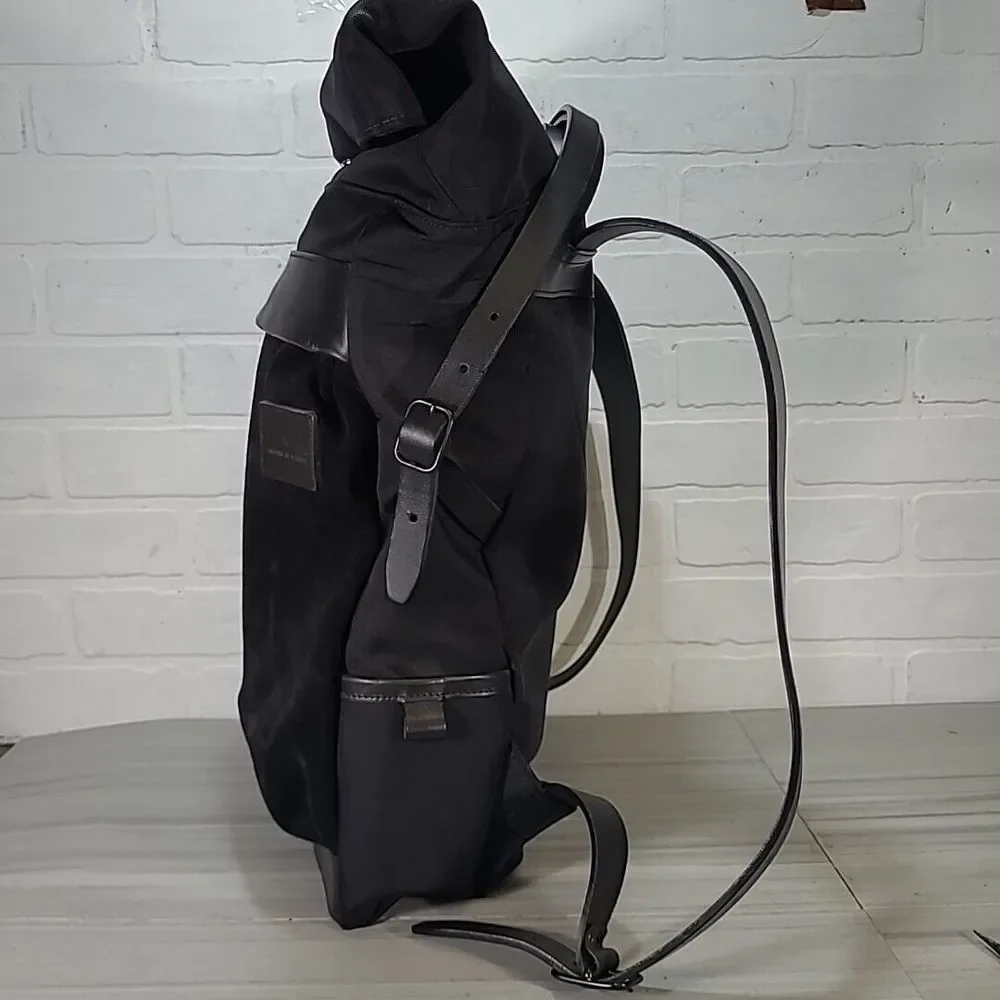 Atelier‎ de L'Armee Blackpack Black Canvas/Leather/Suede